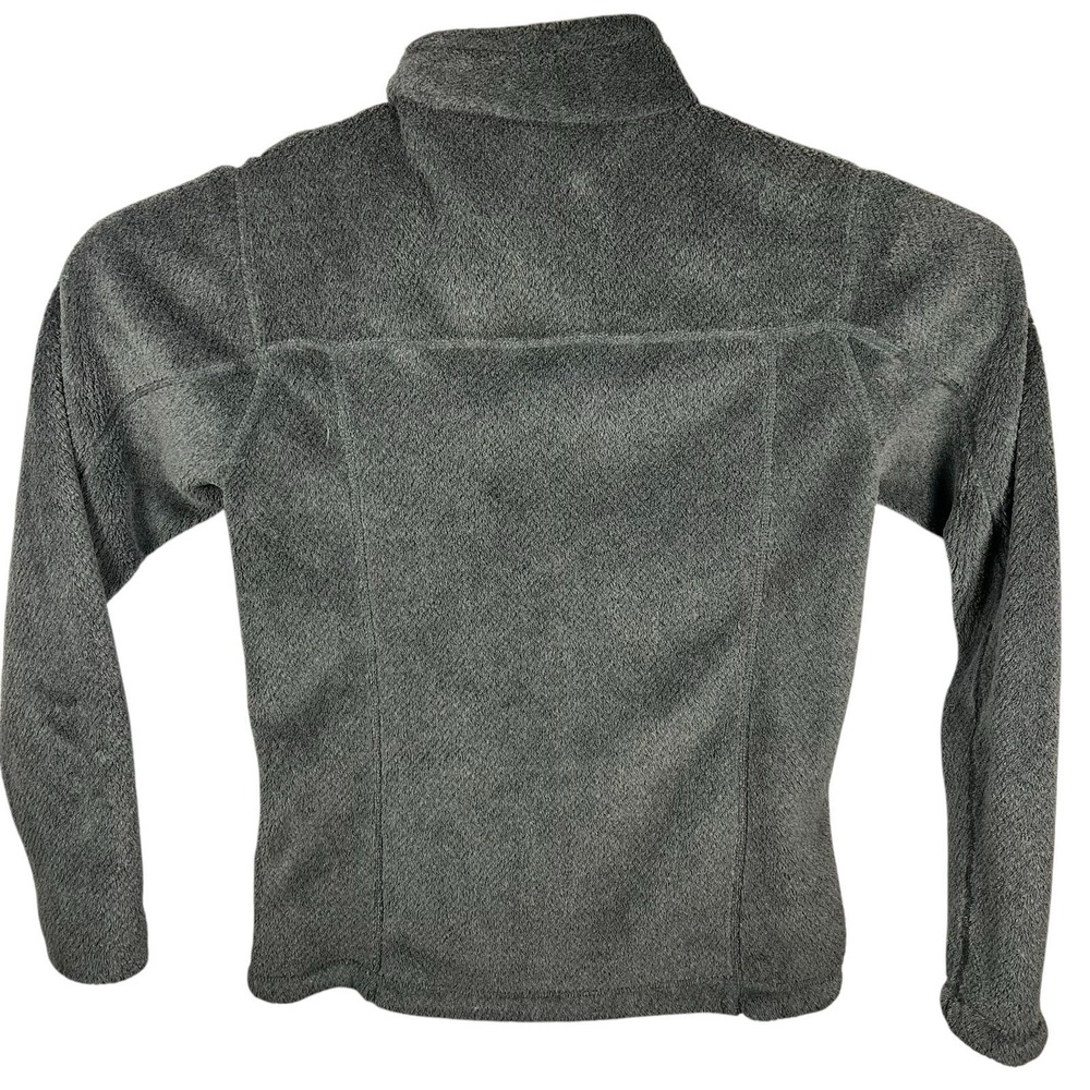 Patagonia Woman Medium Gray/Teal‎ Polyester Re-Tool Half Snap Fleece Pullover - Picture 2 of 6
